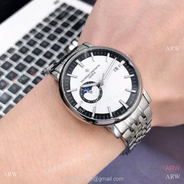 Vacheron Constantin Geneve Moonphase Watches 40mm Two Tone 5