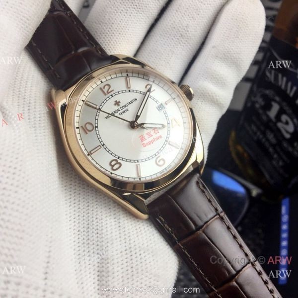 Vacheron Constantin Copy Watch Rose Gold Mesh Bracelet 5
