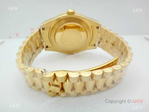 Replica Rolex Presidential Diamond Day-Date 40mm Yellow Gold Watch 5