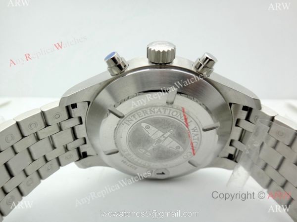 Replica Swiss IWC Pilot 7750 Stainless Steel Gray Dial Watch 43MM 5