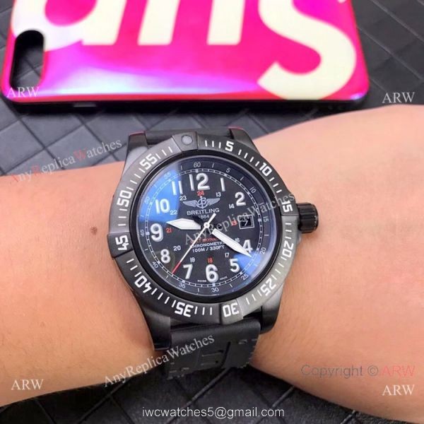 Breitling Colt Skyracer Chronometer All Black Watch Best Replica 5