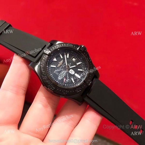 NEW Copy Breitling Avenger Seawolf II Boelcke Automatic Watch All Black 5