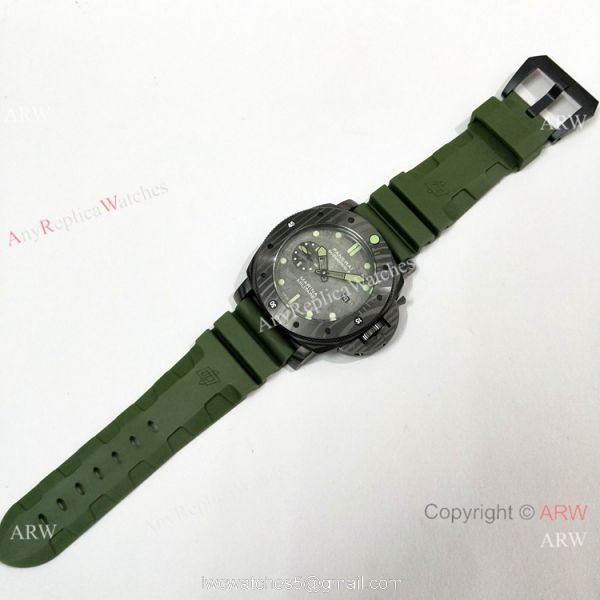 Panerai Submersible Marina Militare Carbotech Special Edition PAM961 Watch 2019 Replica 5