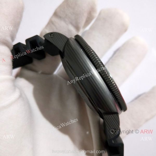 Replica Panerai Submersible Rubber Strap Carbotech Carbon PAM 960 5