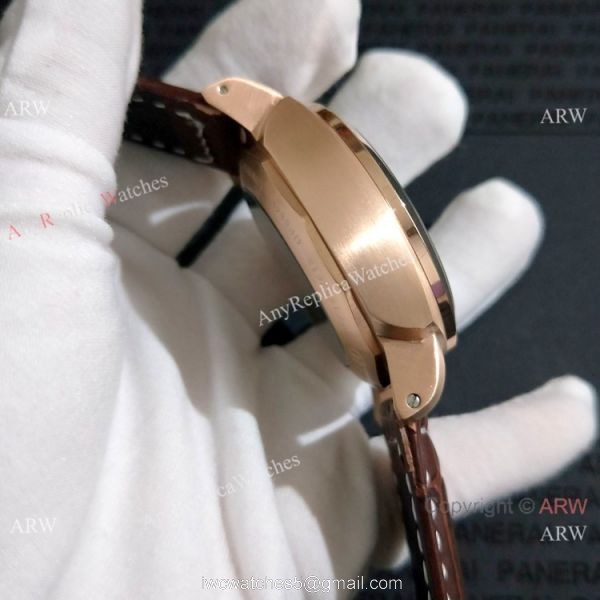 Best Quality Panerai Luminor Marina Rose Gold 44mm Copy Wristwatch 5