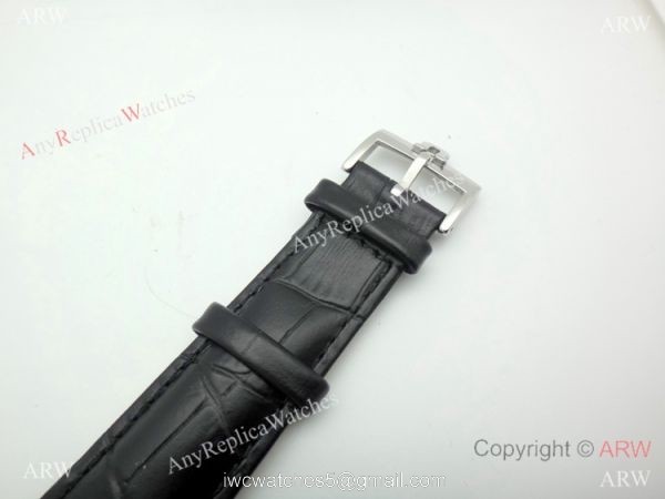 Replica Omega De Ville Moonphase Watch SS Silver Dial 5