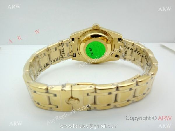 High Quality Rolex Masterpiece All Gold Pink Dial Watch 34mm 5