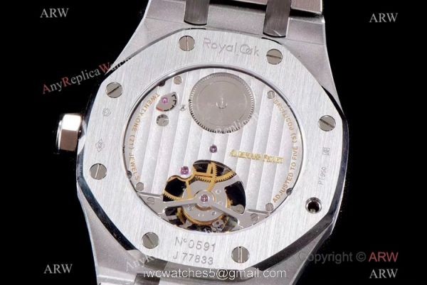 JF Factory Copy Audemars Piguet Royal Oak Tourbillon 26510 Stanless Steel Gray Rhodium Dial Watch 41mm 5