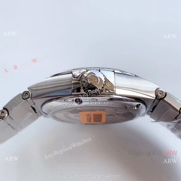 VSF 1:1 Best Edition Omega Constellation Stainless Steel Black Dial Replica Watch 8500 5