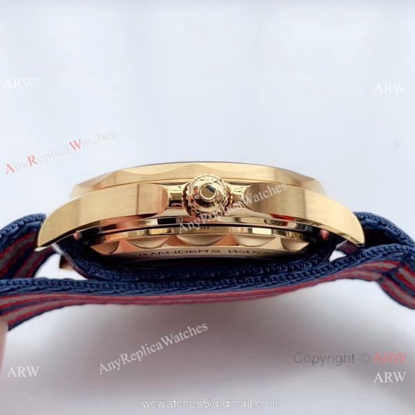 OM Factory Omega Commanders 007 James Bond Watch Replica Yellow Gold 5
