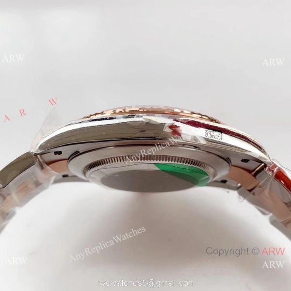 Copy Rolex Datejust 2-Tone Rose Gold 126331 ETA 2824 Watch Rolex AR Factory 5