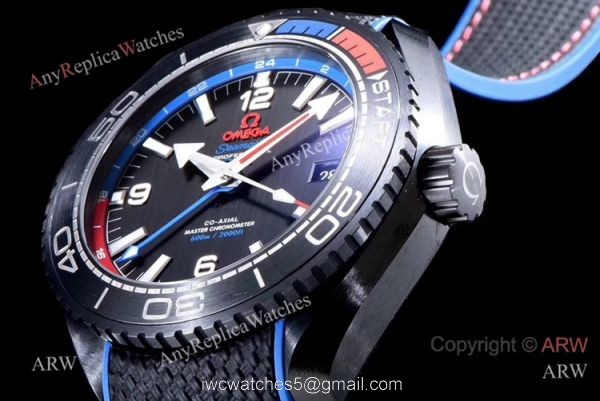 Omega Seamaster Planet Ocean Deep Black 8906 VSF Black Dial Watch Super Clone 5