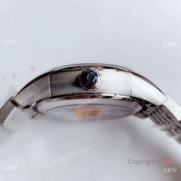 Swiss Copy Omega De Ville Co-Axial Stainless Steel Black Dial VSF 8500 Watch 5