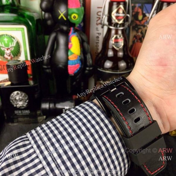 New Replica Corum Bubble Skull Tourbillon Watch Black Blue 5