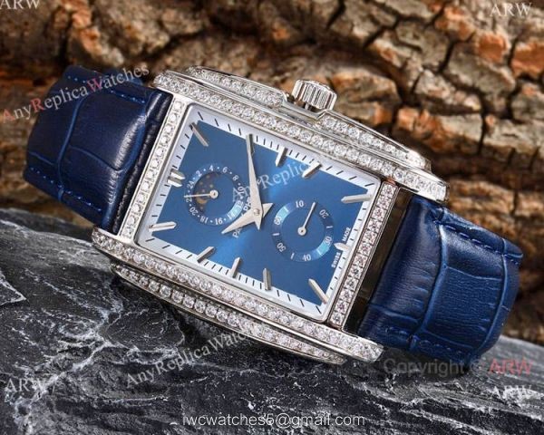 Replica Patek Philippe Gondolo SS Diamonds Watch White Moonphase Dial 5