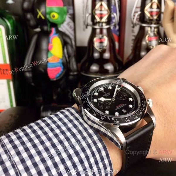 Tudor Heritage Black Bay 2-Tone Black Bezel Automatic Watch Best Replica 5