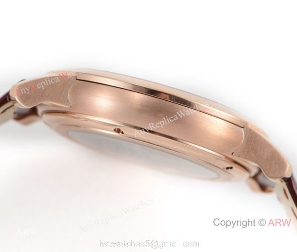 Super Clone Audemars Piguet Jules Audemars Swiss 3090 Watch Rose Gold Purple Dial 5