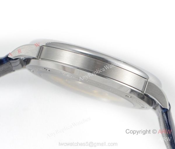 A Lange Sohne Saxonia Thin Swiss 2892 Replica watch New Blue Face 5