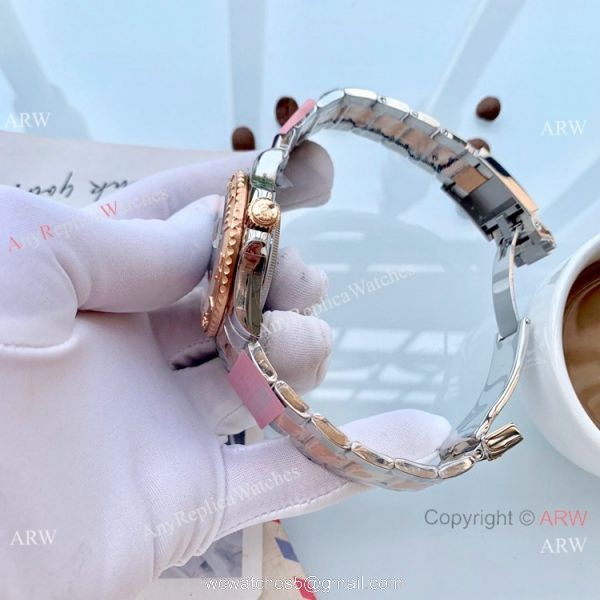 High Quality Rolex Yachtmaster Rose Gold Replica Watch 41mm 5