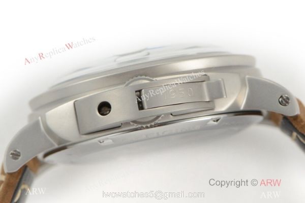 Swiss Grade 1 Luminor Panerai PAM00028 Special edition Watch SS White Face 5