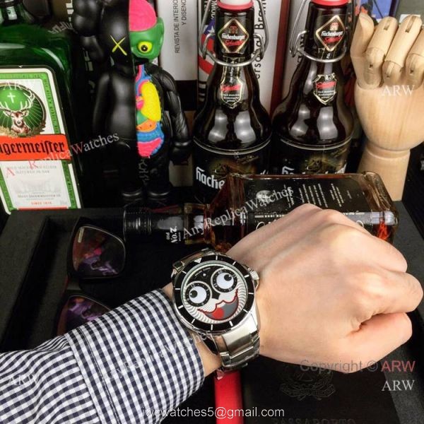 High Quality Konstantin Chaykin Joker Dracula Stianless Steel Black Bezel Watch 42mm 5