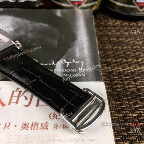 Buy Replica Cartier Tank Francaise watch Diamond Bezel Silver Dial 38mm 5