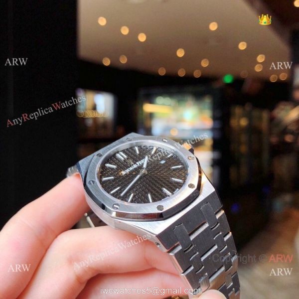 Copy Audemars Piguet Royal Oak Blue dial Lovers Watch Quartz Movement 5