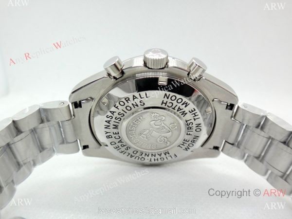 Best Replica Omega Speedmaster 42mm Watch Stainless Steel Black Dial 5