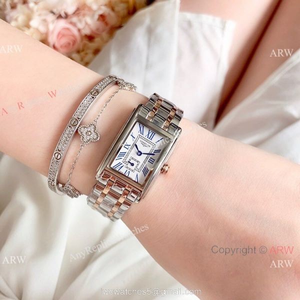 Longines Dolce Vita White Roman Dial Watches New Replica 5