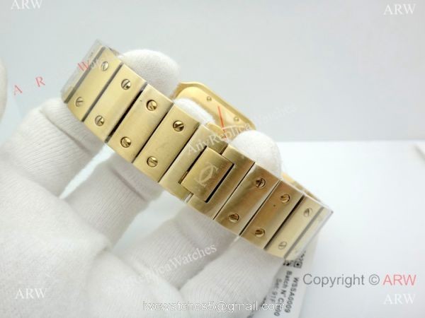 New Replica Cartier Santos de All Gold Watch 39mm or 35mm 5