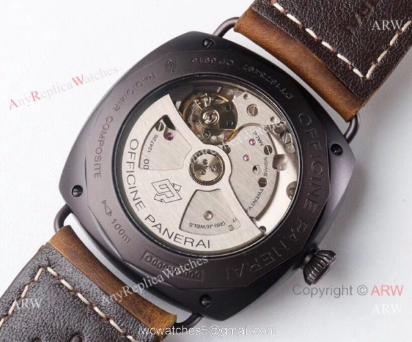 (VS) Swiss Copy Panerai Radiomir BLACK SEAL 45mm Watch Black PVD 5