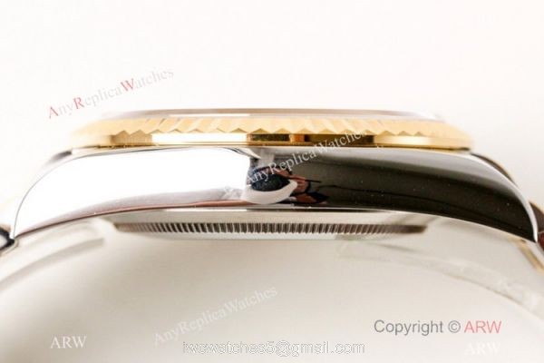 N9 Factory Copy Rolex Datejust Jubilee Gold Micro Face 39mm Watch ETA2836 5