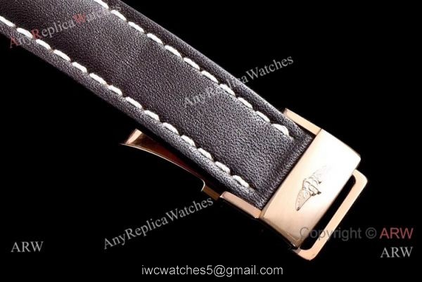 JF Factory Breitling Navitimer 01 Watch Rose Gold White Dial 5