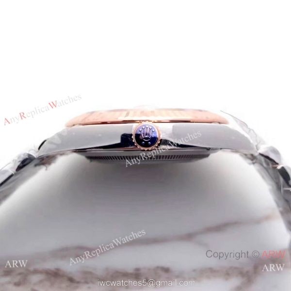 EW Factory 2 Tone Rose Gold Rolex Datejust II 126331 Watch Swiss Replica 5