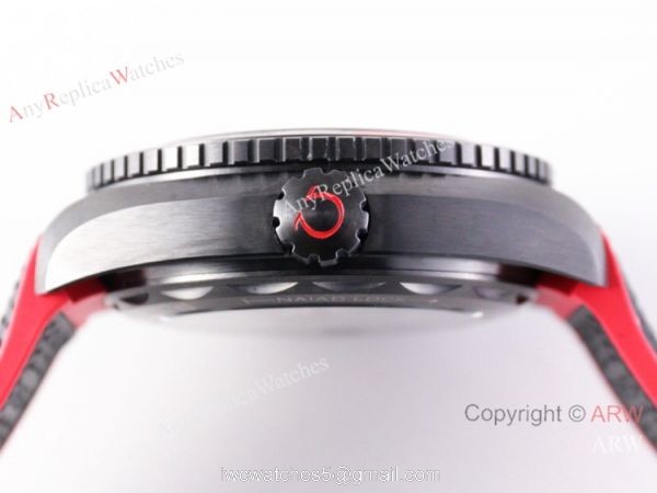 VS Factory Swiss Omega Seamaster Planet Ocean Deep 8906 Watch Black Red 5