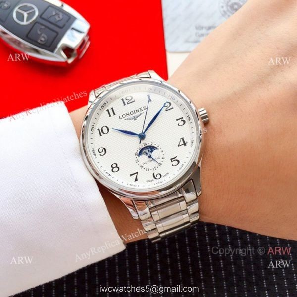 2019 Replica Longines Master Moonphase Automatic 40mm Watch Two Tone 5