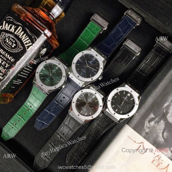 AAA Copy Hublot Classic Fusion Automatic Watches Green version 5