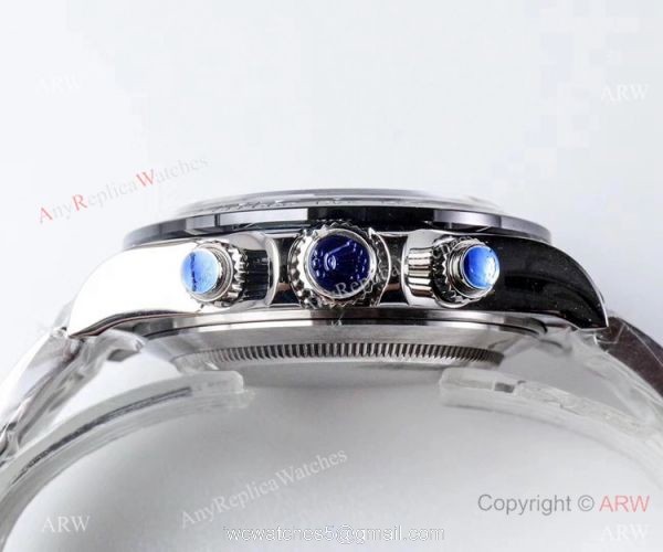 1:1 Swiss Rolex Cosmograph Daytona 4130 JH Factory Watch Silver or Gray Face 5