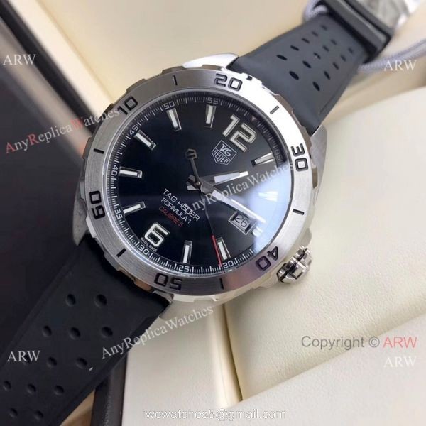 Swiss Grade Replica Tag Heuer F1 Calibre 5 Black Dial Watch 2019 New 5