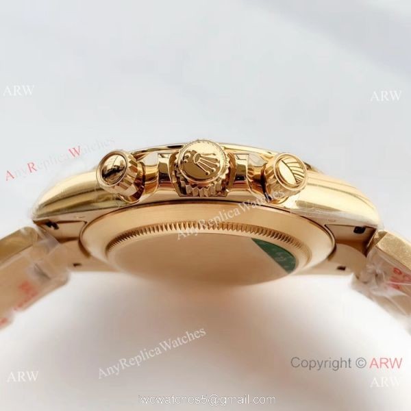 Noob Factory V8 904L Swiss 4130 Rolex Cosmograph Daytona Green Dial Chrono Replica Watch 5