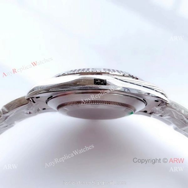 NEW Upgraded ETA3235 V3 Rolex Datejust II Watch SS White MOP Face Oyster Band 5