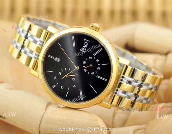 New Replica Piaget Altiplano Two Tone Blue Face Watch 5