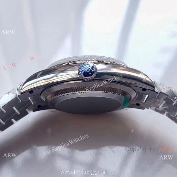 (EW)Copy Swiss 3255 Rolex Day-Date Presidential Watch Silver Dial 36mm 5