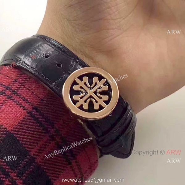 Buy Replica Patek Philippe Grandmaster Chime Men Watch Rose Gold Black Dial 5