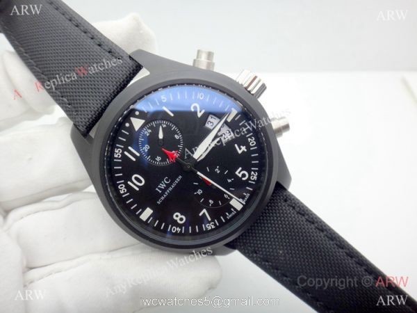New Copy IWC Big Pilot Spitfire Automatic Watch Black Case 5