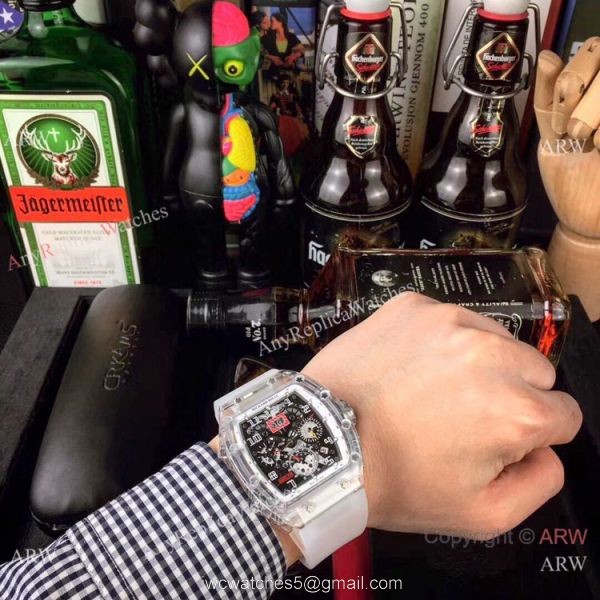 New Richard Mille RM 011-FM Skeleton Transparent Watch Best Replica Watches China Dealer 5
