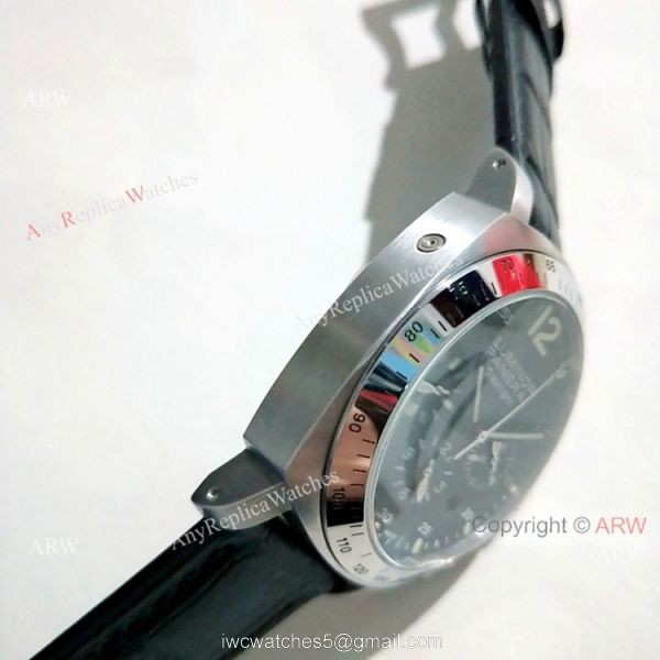 Panerai Luminor Daylight Automatic Watch SS Black Dial 5
