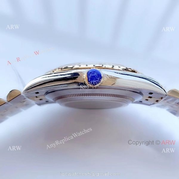 Super Clone Rolex Datejust II Two Tone Jubilee Diamond Face Watch AR Factory Watch 5