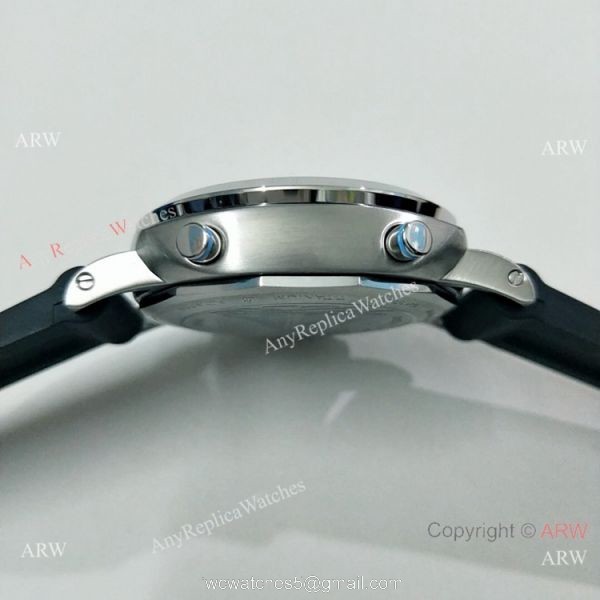 2019 Copy Panerai Luminor PCYC Flyback PAM764 Watch SS Green Marker 5