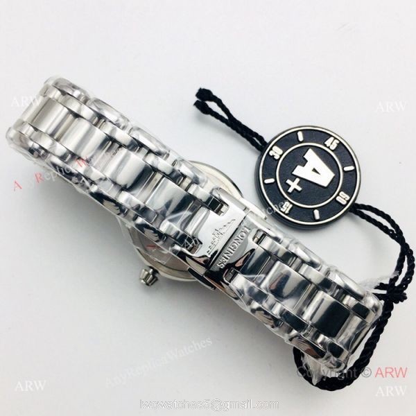 (VS) Swiss Grade Longines PrimaLuna Stainless Steel Ladies Watch 5